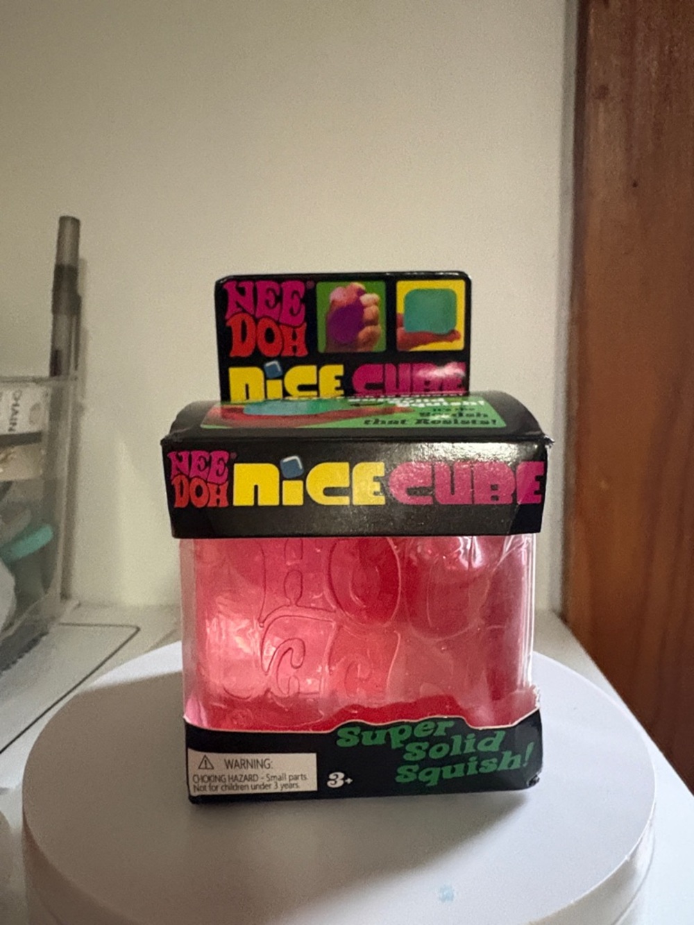 Nice Cube - Pink Super Solid Squish Kids Toy